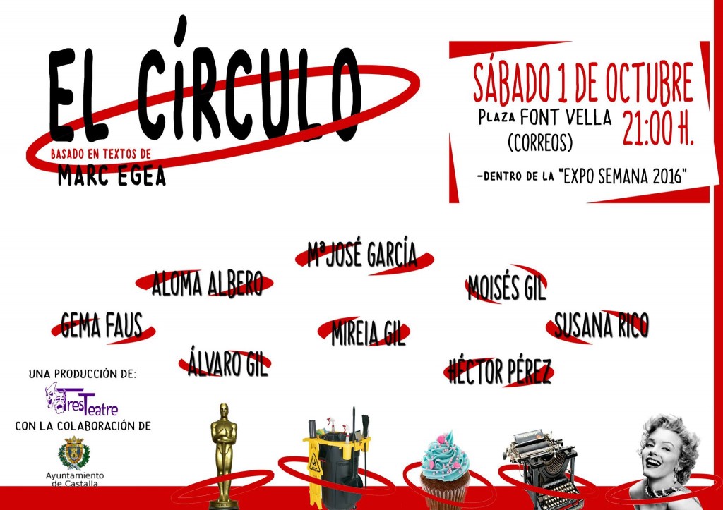 "El círculo". Tres Teatre en la Expo Semana 2016 de Castalla