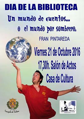 Amb motiu del día de la Biblioteca, el proper 21 d'Octubre, vos oferim el Contacontes: "Un món de contes". Vos esperem, entrada gratuita.