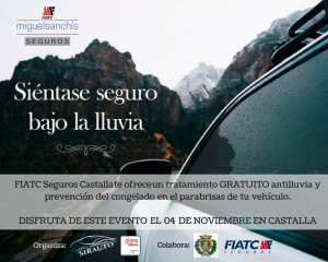 Imagen RRSS y web_ Jornada de Prevenci ón Automóvil Fiatc Seguros Castalla