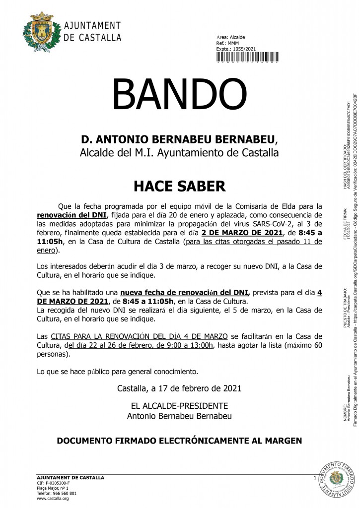 Bando DNI 2 y 4 marzo-1