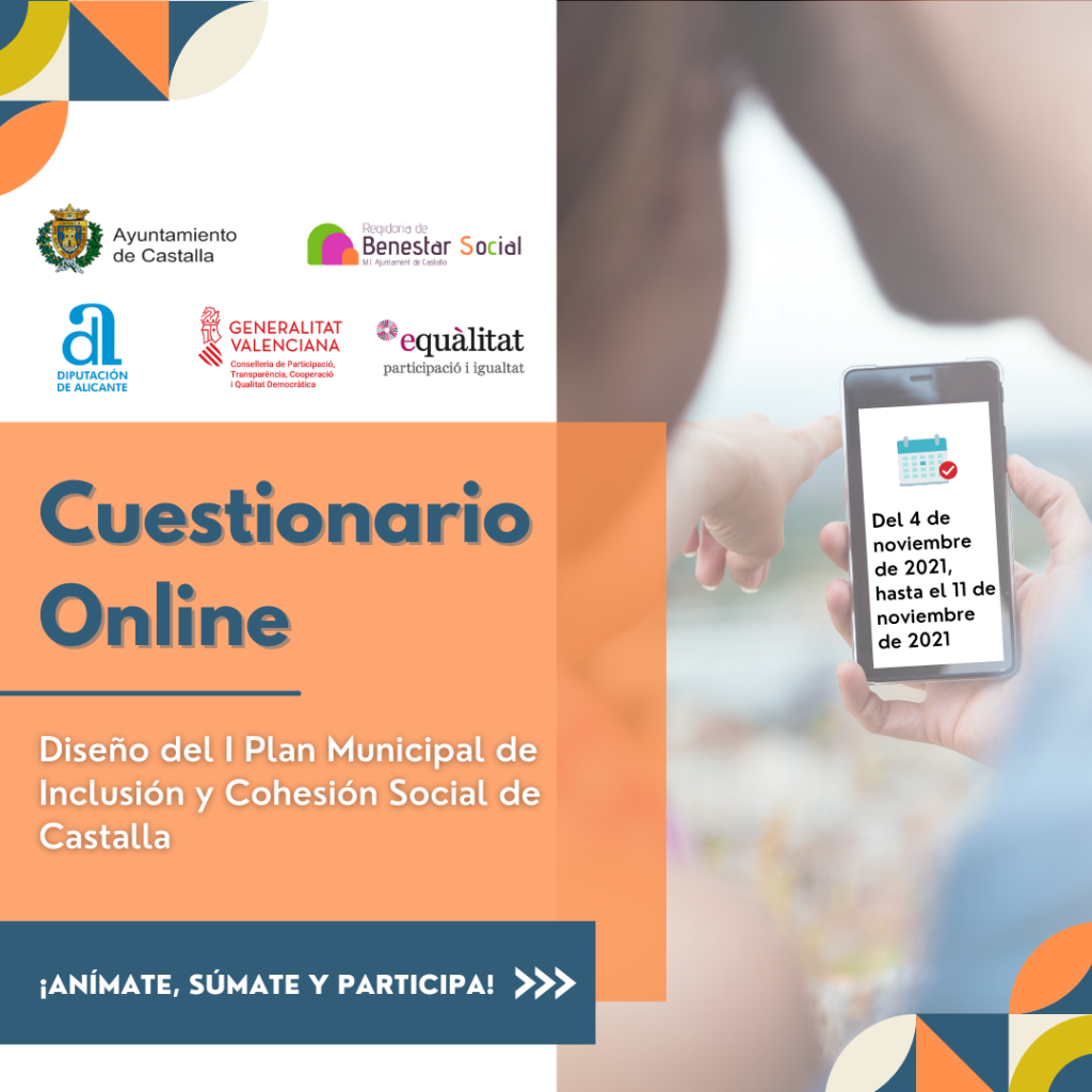Cuestionario Online - Diseño del I Plan Municipal de Inclusión y Cohesión Social de Castalla